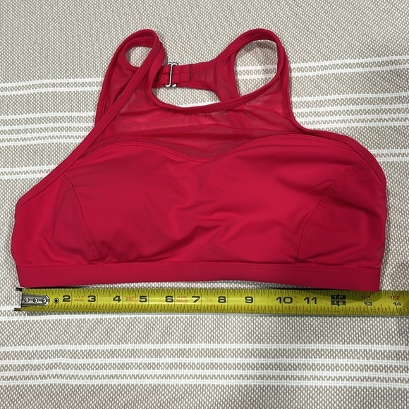 CALIA High Neck Bikini Top Mesh Magenta - Picture 9 of 9